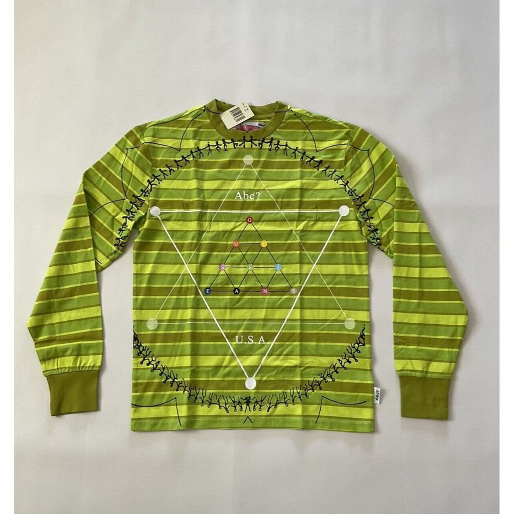 Advisory Board Crystals x Guess the source long sleeve t-shirt green size M